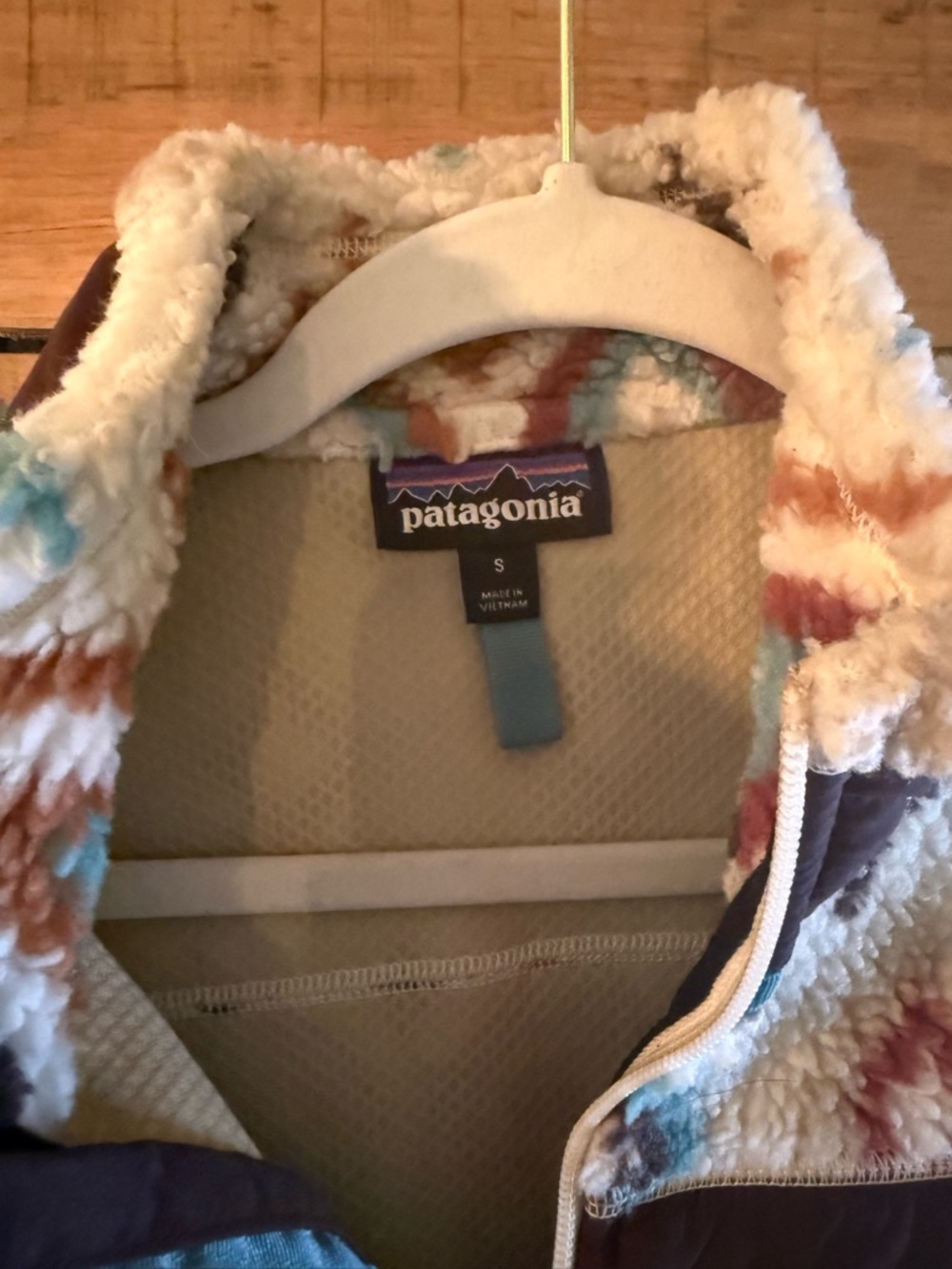 Patagonia Synchilla Fleece Vest Aztec Southwestern Print Women’s S - Picture 3 of 6